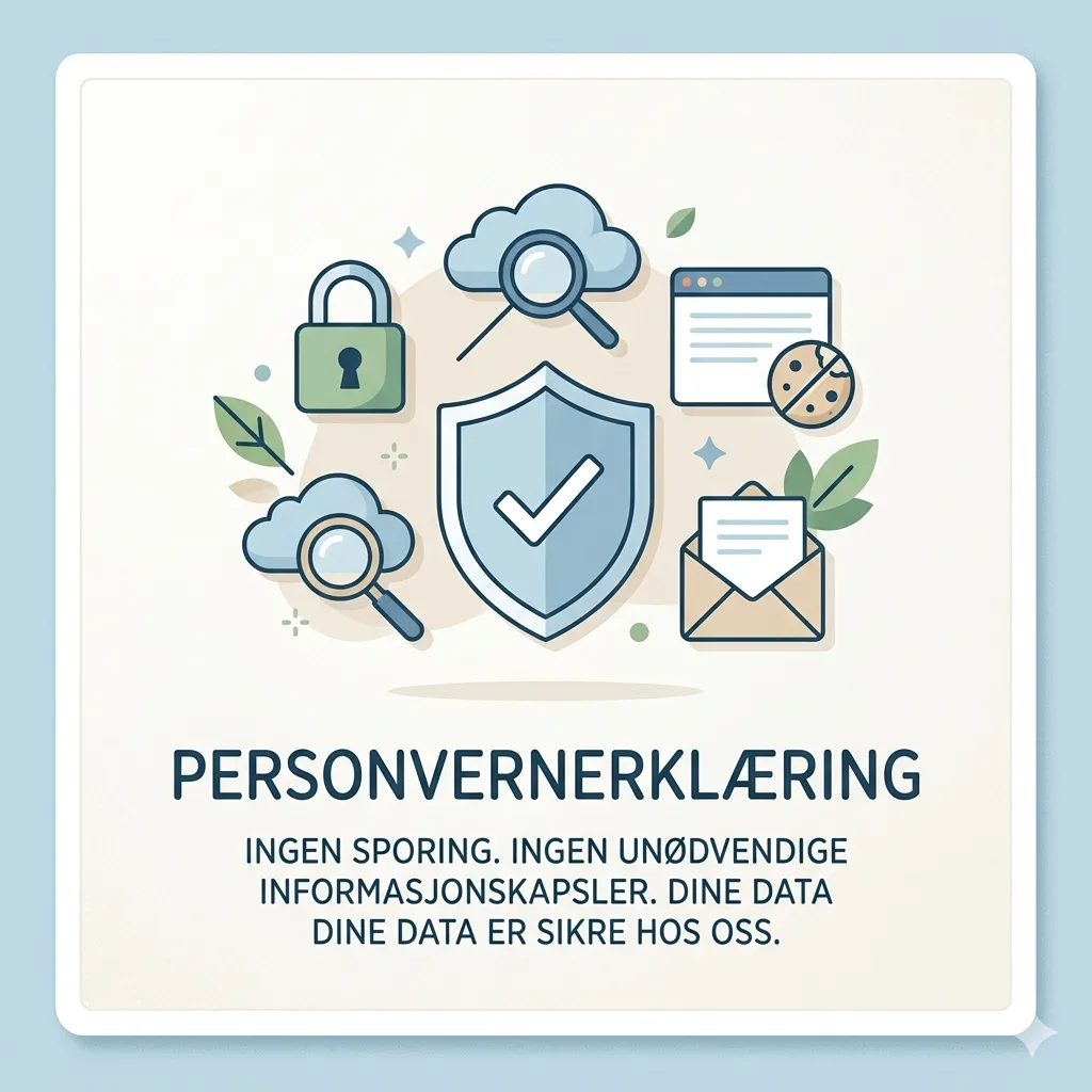 Skilt og skjold som symboliserer personvern